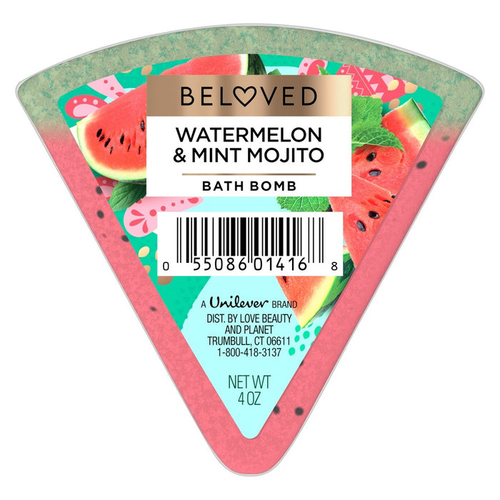 Beloved Watermelon & Mint Mojito Bath Bomb - 4oz