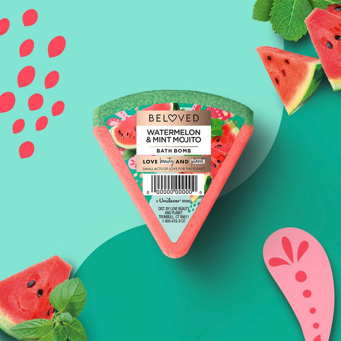 Beloved Watermelon & Mint Mojito Bath Bomb - 4oz