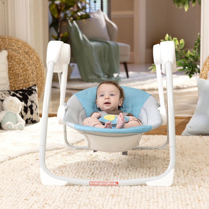 Ingenuity Sun Valley Canopy Portable Swing - Teal (LOCAL PICKUP ONLY)