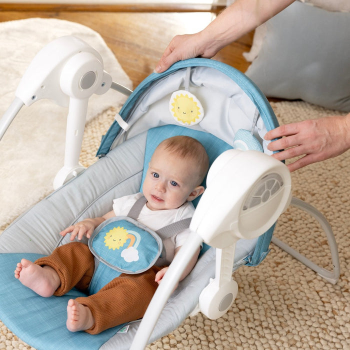 Ingenuity Sun Valley Canopy Portable Swing - Teal (LOCAL PICKUP ONLY)