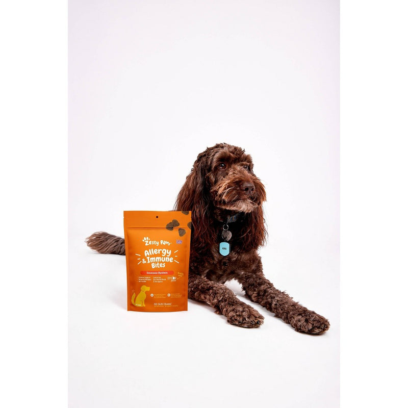 Zesty Paws Allergy and Immune Bites for Dog Lamb Flavor - 60ct