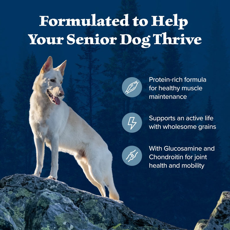 Blue Buffalo Wilderness High Protein Natural Senior Dry Dog Food with Chicken - 24lbs (LOCAL PICKUP ONLY)