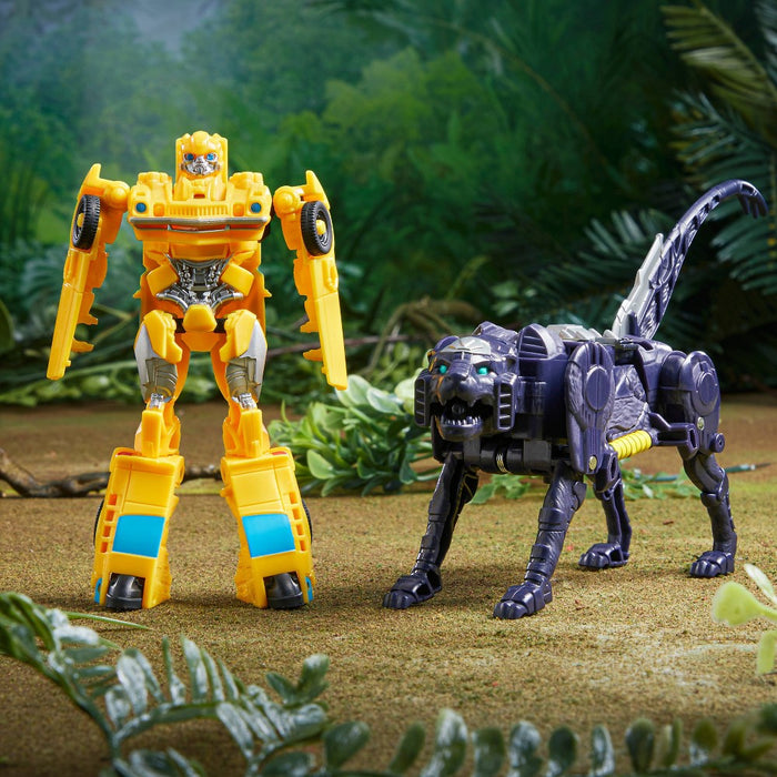 Transformers Rise of the Beasts Bumblebee and Snarlsaber Action Figure Set - 2pk