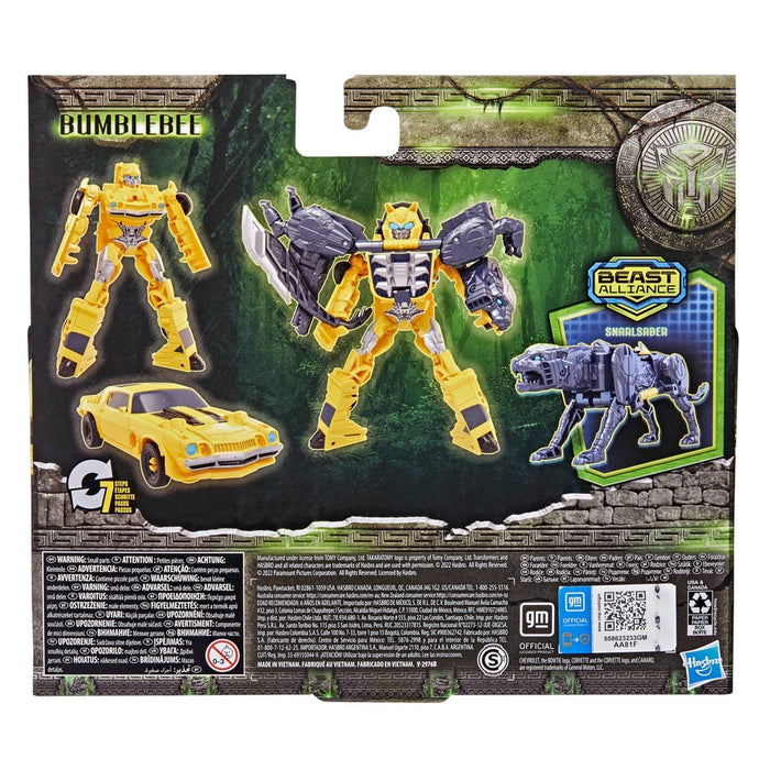 Transformers Rise of the Beasts Bumblebee and Snarlsaber Action Figure Set - 2pk