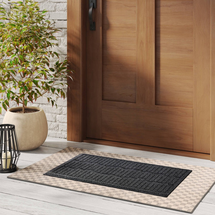 1'6"x2'6" Mega Scrapper Broken Sticks Floormat Gray - Threshold (LOCAL PICKUP ONLY)