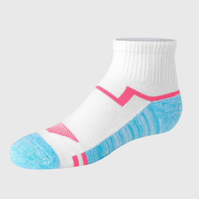 Hanes Girls' 12pk Ankle Athletic Socks - Colors May Vary L