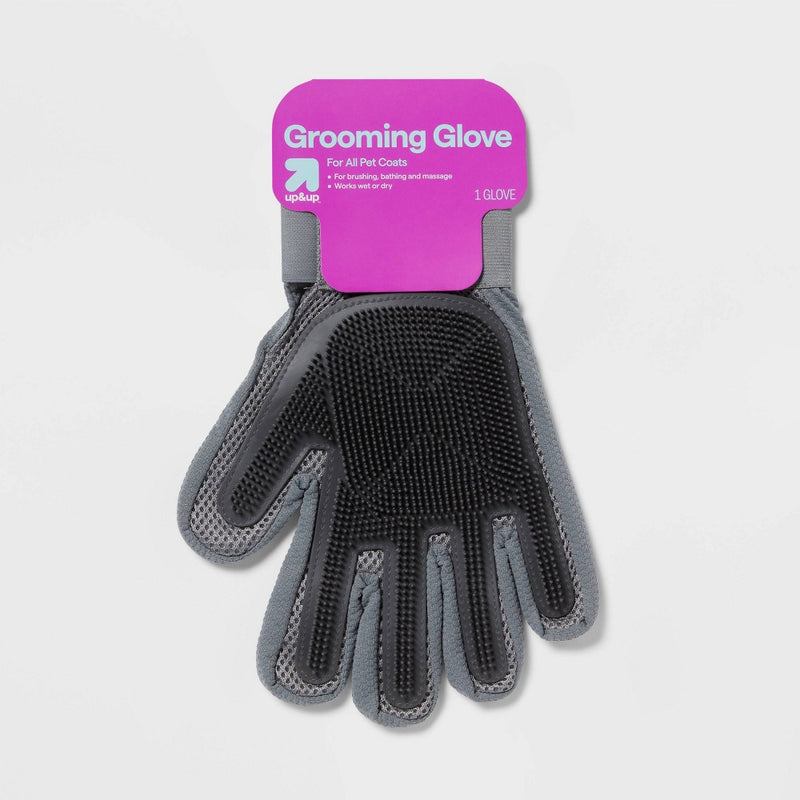 Dog Glove Brush Grooming Tool - up&up