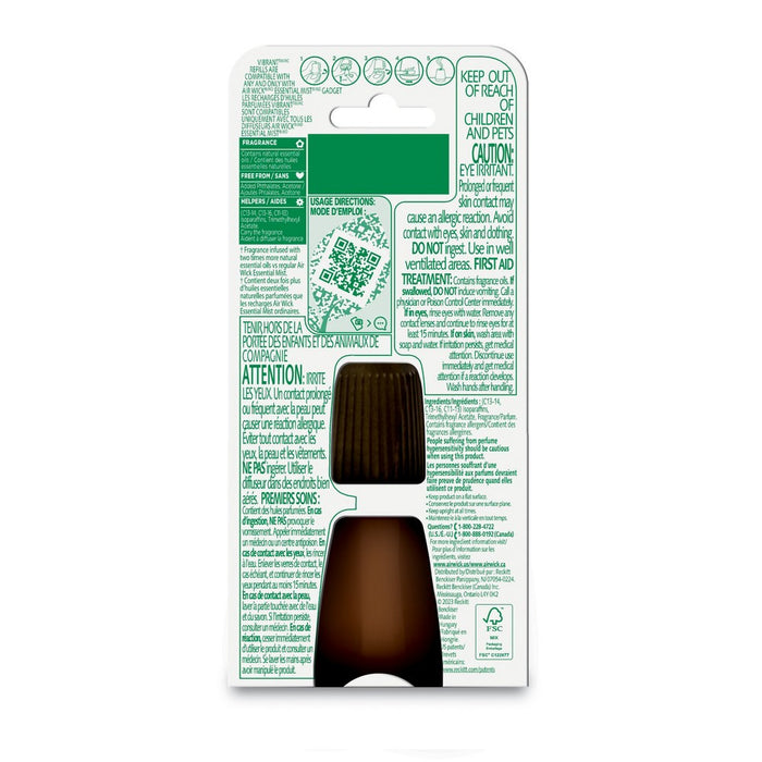 Air Wick Vibrant Essential Mist - White Sage Mahogany - 0.67 fl oz