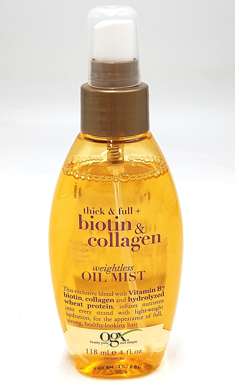 OGX Biotin & Collagen Weightless Hair Oil Mist - 4 fl oz