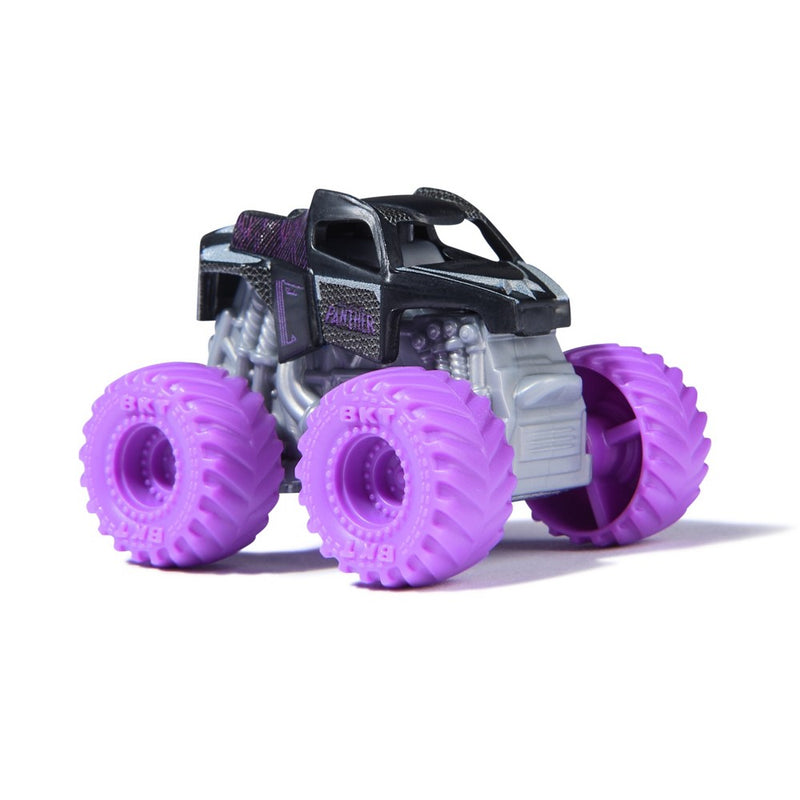 Monster Jam Marvel Mini Bundle BLACK PANTHER, CAPT AMERICA, IRON MAN