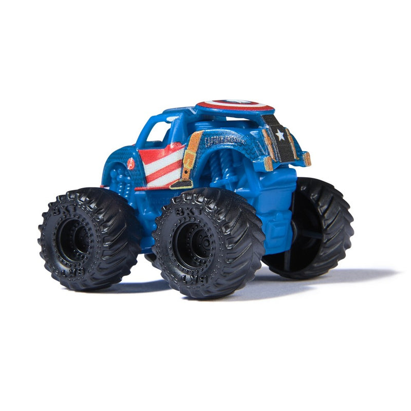 Monster Jam Marvel Mini Bundle BLACK PANTHER, CAPT AMERICA, IRON MAN