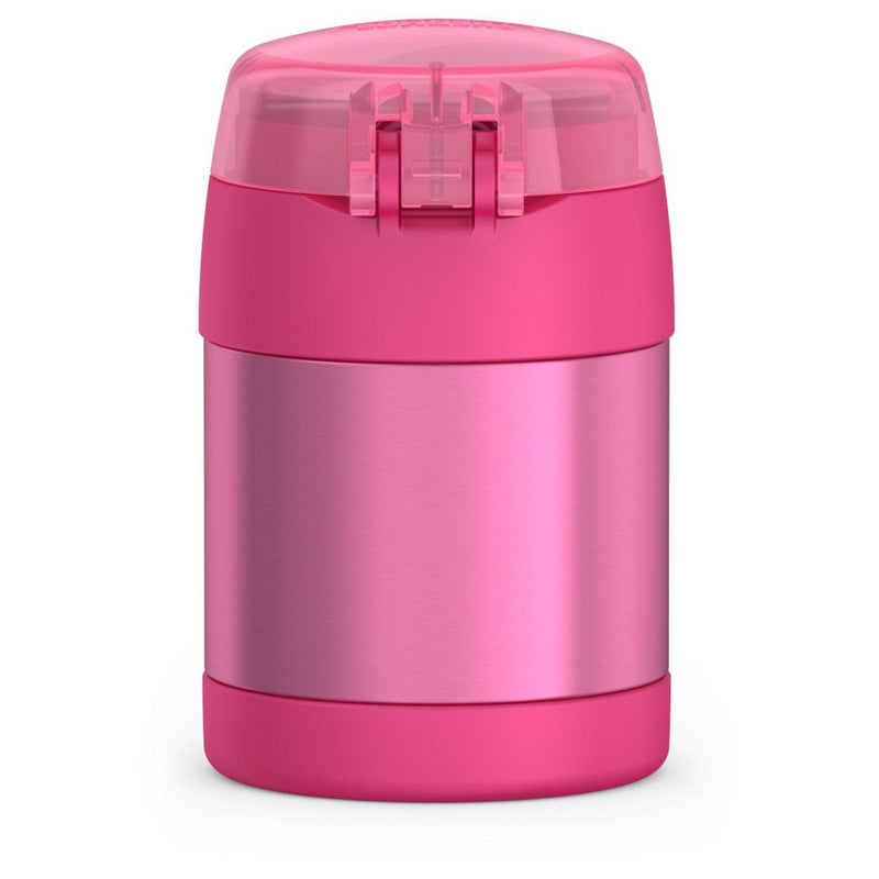 Thermos Kids' 10oz FUNtainer Stainless Steel Jar with Snack Top & Spoon - Pink