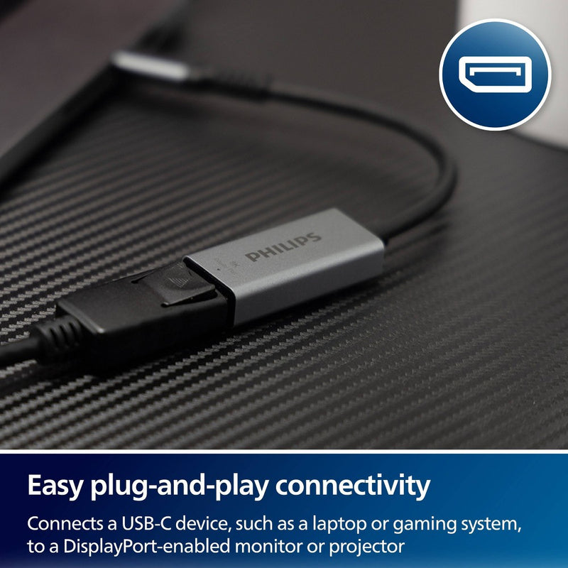 Philips 8K USB-C to Display Port Adapter