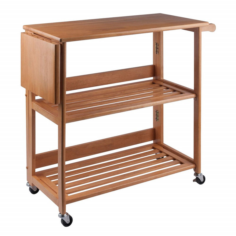 Winsome Radley Kitchen Cart, Light Oak (LOCAL PICKUP ONLY)