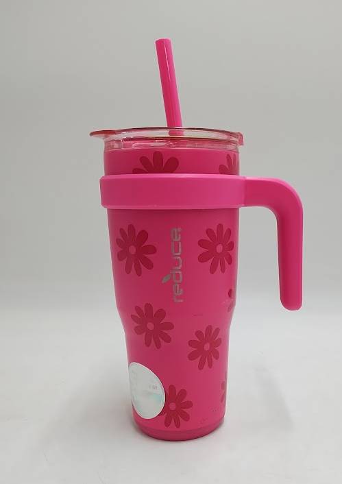 Reduce 24oz Cold1 Vacuum Insulated Stainless Steel Straw Tumbler Mug Pink