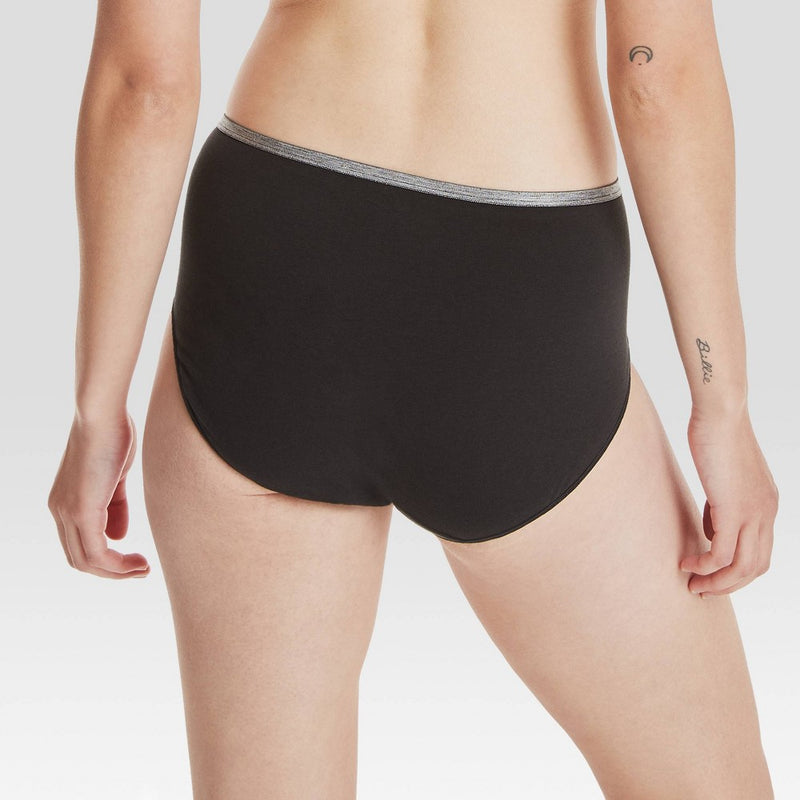 Hanes Women's 10pk Cool comfort Cotton Stretch Briefs Underwear - 7