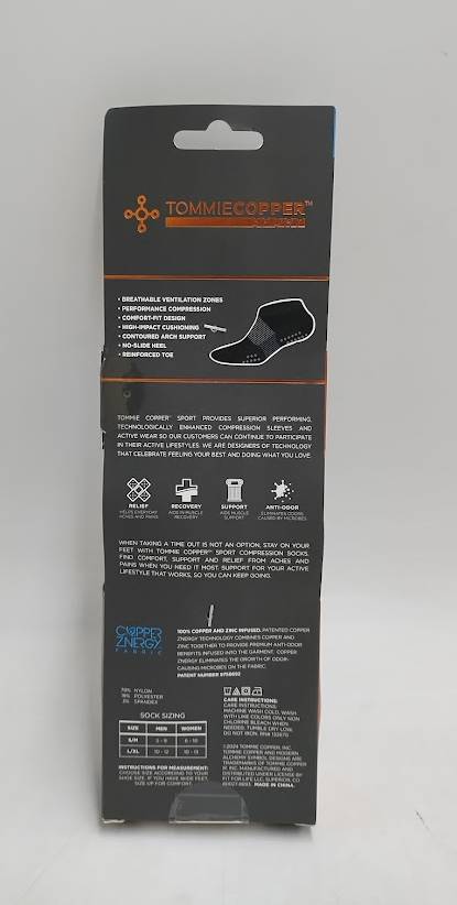 Tommie Copper Sport Low Cut Socks 3pk - S/M