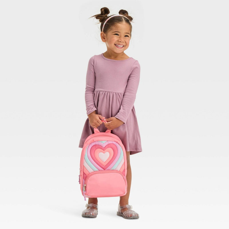 Toddler Girls' Quilted Heart Backpack - Cat & Jack Pink