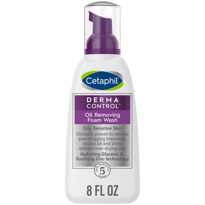 Cetaphil Pro Oil Removing Foam Face Wash - Unscented - 8oz