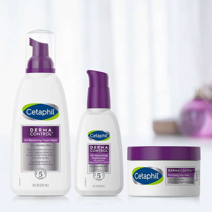 Cetaphil Pro Oil Removing Foam Face Wash - Unscented - 8oz