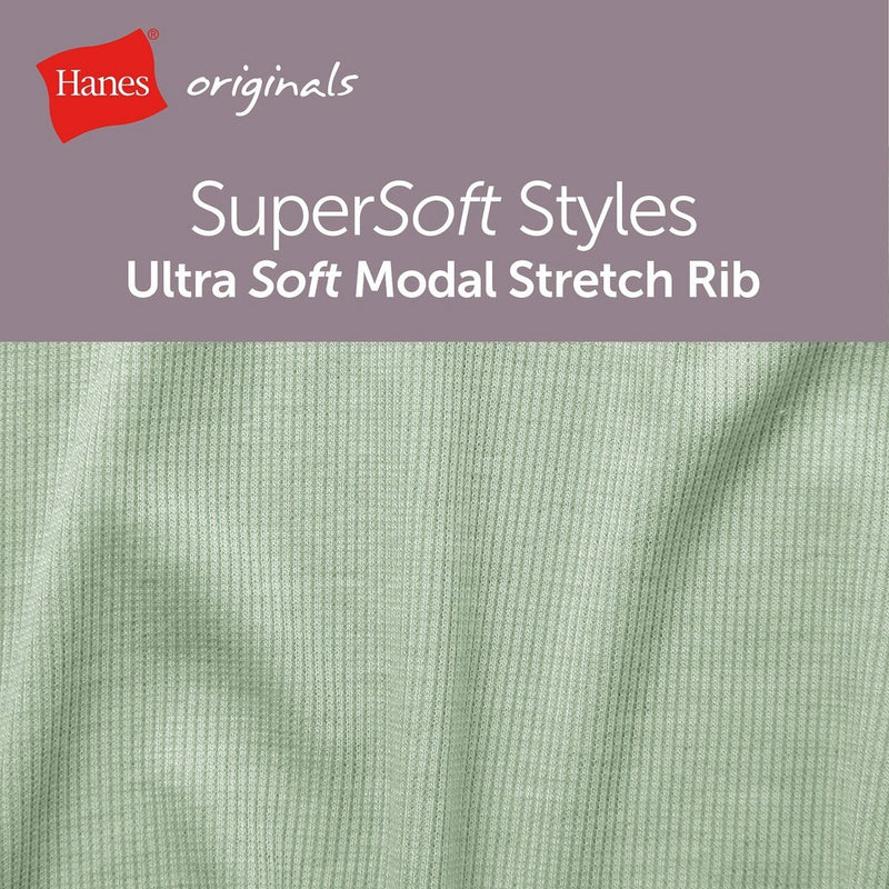 Hanes Originals Girls' 5pk SuperSoft Bikini Underwear 8