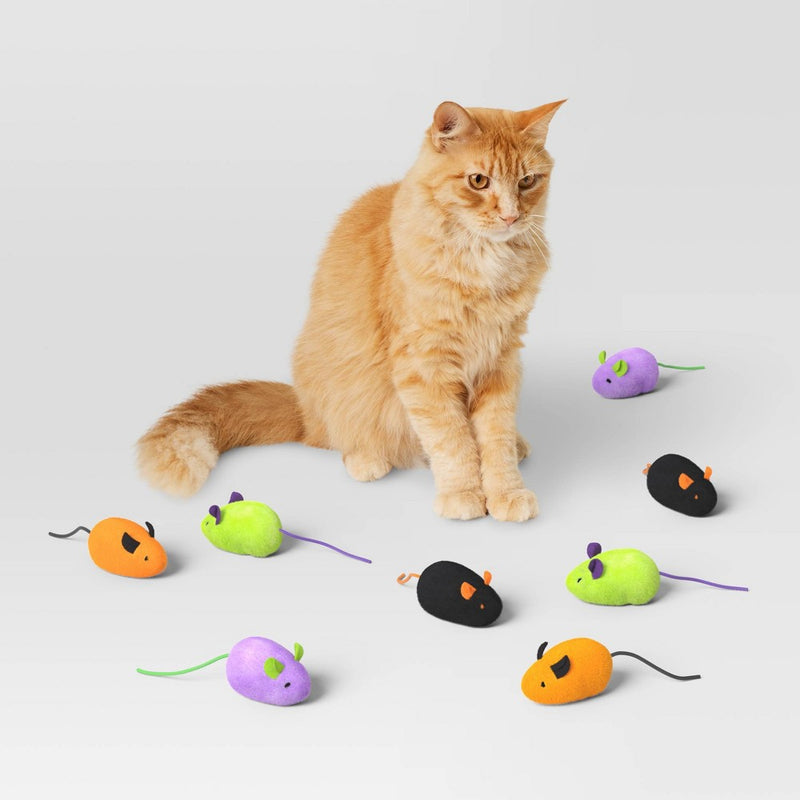 Halloween Mice Cat Plush Toy Set - 8pc - Hyde & EEK! Boutique