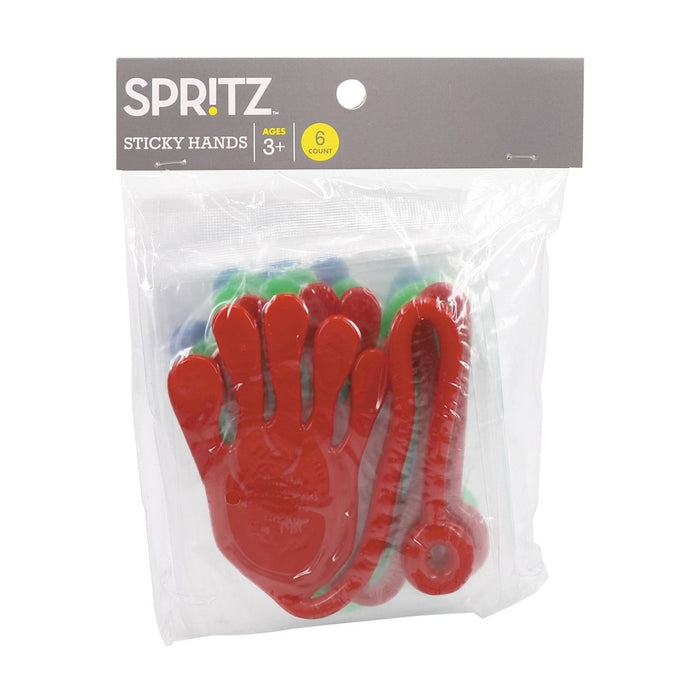 6ct Jumbo Sticky Hands - Spritz