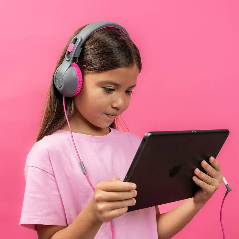 JBuddies Studio 2 Wired Kids Headphones - Black/Pink