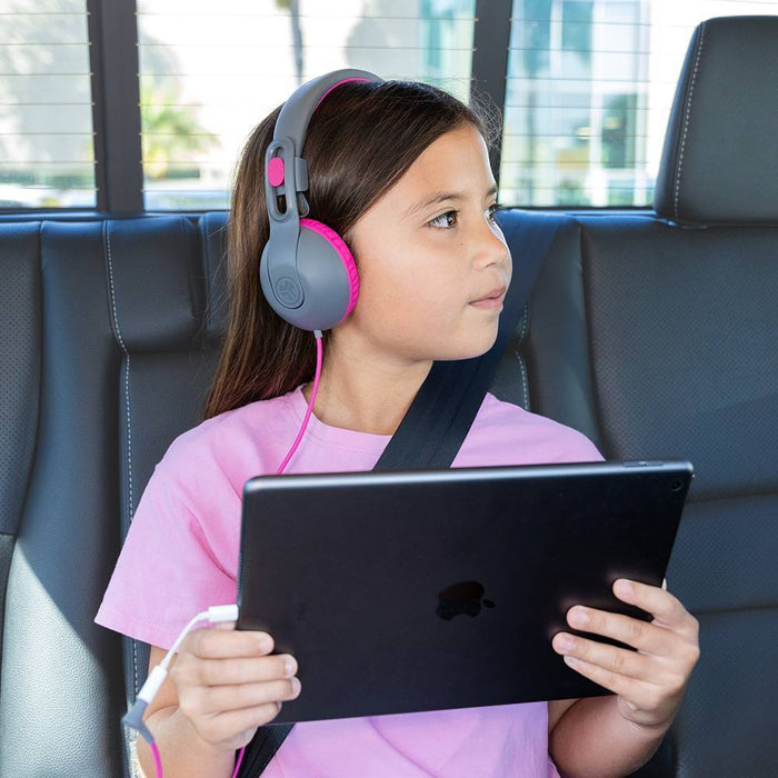 JBuddies Studio 2 Wired Kids Headphones - Black/Pink