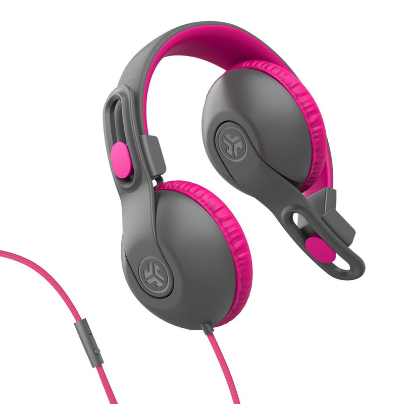 JBuddies Studio 2 Wired Kids Headphones - Black/Pink