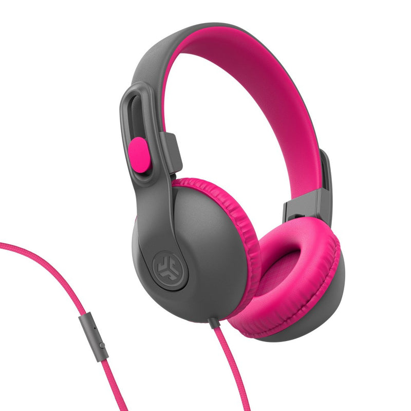 JBuddies Studio 2 Wired Kids Headphones - Black/Pink