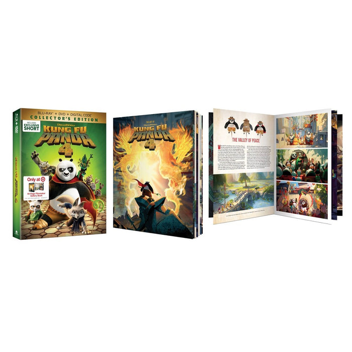 Kung Fu Panda 4 (Blu-ray + DVD + Digital) (Target Exclusive) *ADD 3 TO YOUR CART & 1 IS FREE!*