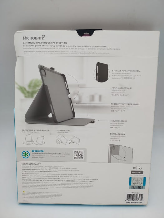 Speck Balance Folio "R" Protective Case for iPad 10.9" (10th Gen) - Plumberry Purple