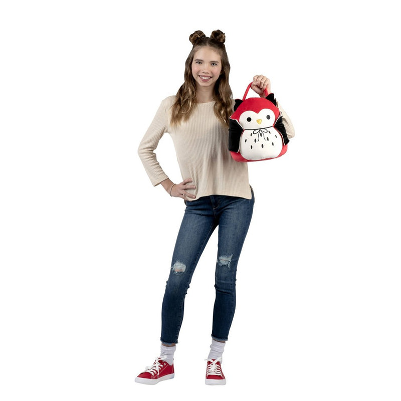 Squishmallows Demi the Vampire Owl Halloween Treat Pail