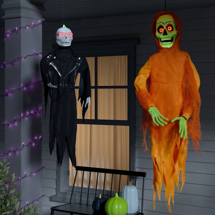 21" Light and Sound Throwback Ghoul Halloween Decorative Prop - Hyde & EEK! Boutique