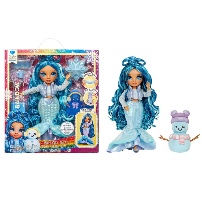 Rainbow High Winter Wonderland Skyler - Blue 11" Fashion Doll