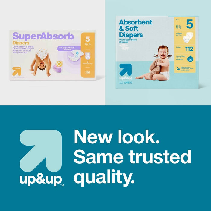 Disposable Diapers - Size 5 - 168ct - up&up
