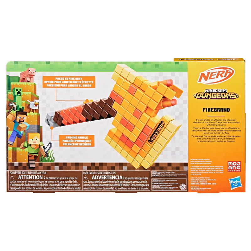 NERF Minecraft Firebrand Axe