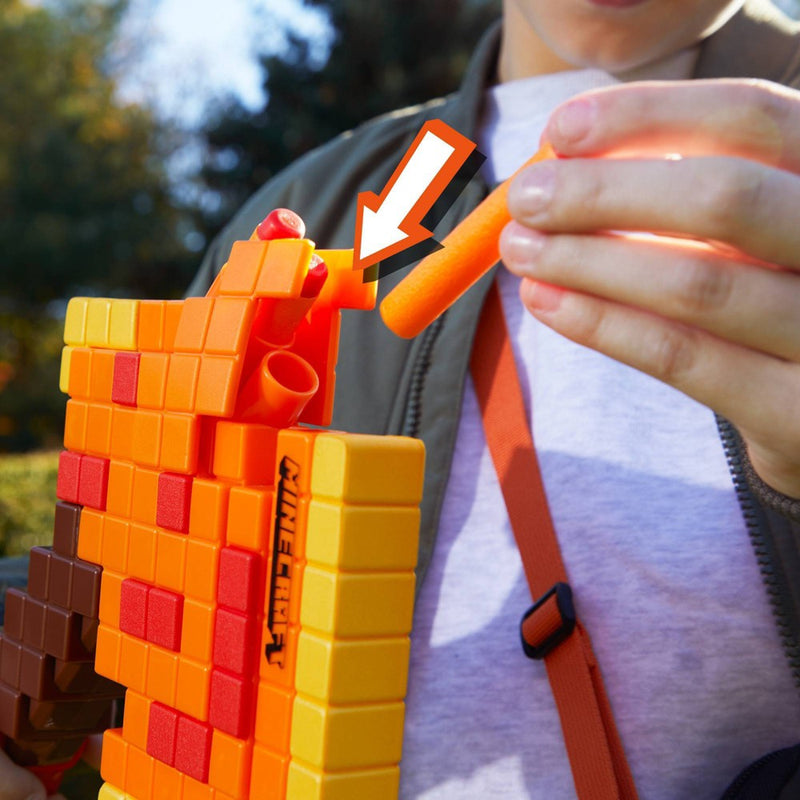 NERF Minecraft Firebrand Axe