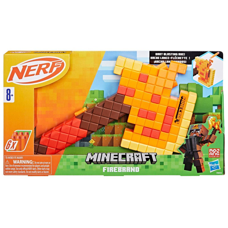 NERF Minecraft Firebrand Axe