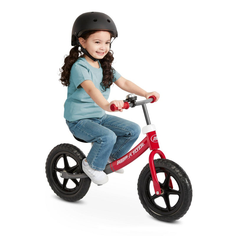Radio Flyer Glide and Go Pro 12" Kids' Balance Bike - Black/Red (LOCAL PICKUP ONLY)