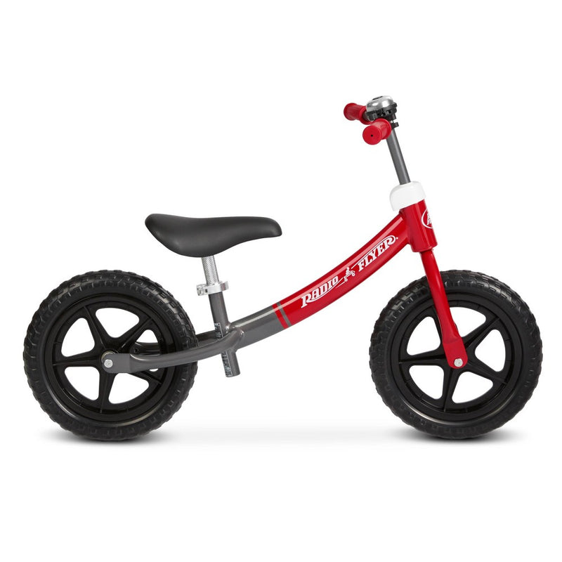 Radio Flyer Glide and Go Pro 12" Kids' Balance Bike - Black/Red (LOCAL PICKUP ONLY)