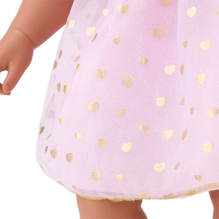 FAO Schwarz 14" Cuddle Baby Doll - Dark Brown Hair