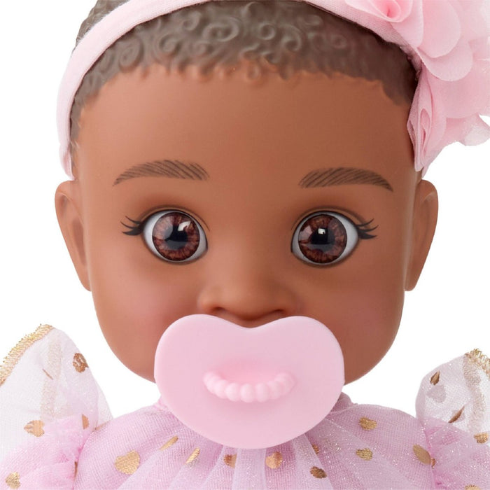 FAO Schwarz 14" Cuddle Baby Doll - Dark Brown Hair