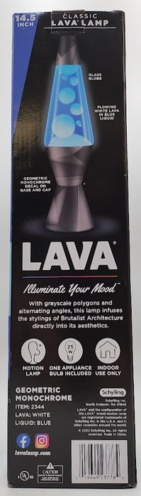 14.5" Geometric Monochrome Lava Lamp - LAVA *SEE DETAILS*