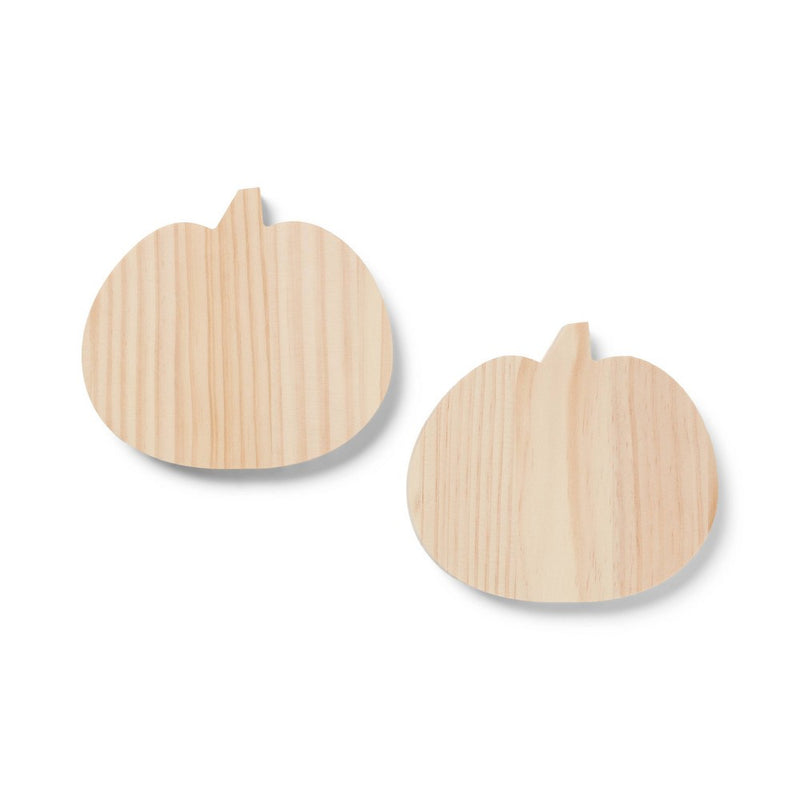 2ct Mini Wood Pumpkins- Mondo Llama