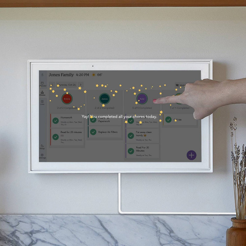 Skylight 15" Touchscreen Smart Calendar - White