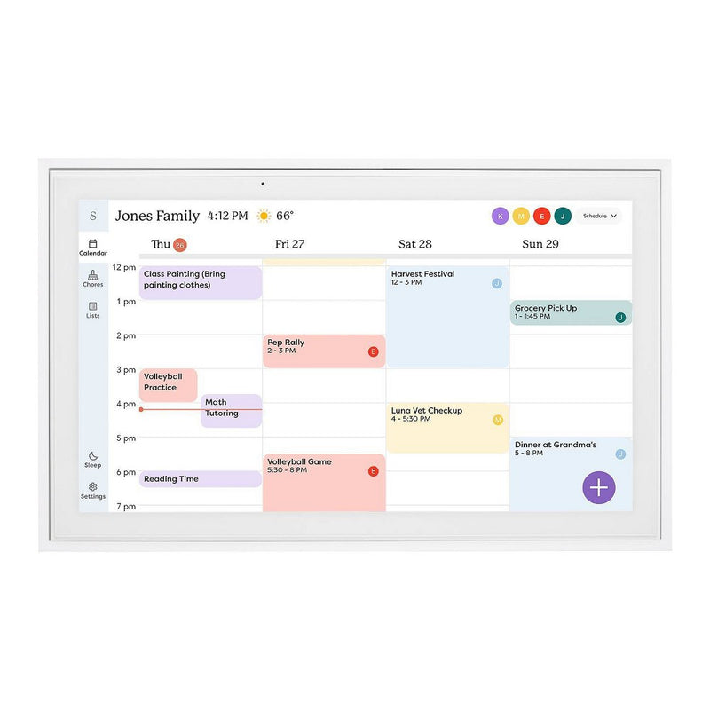 Skylight 15" Touchscreen Smart Calendar - White