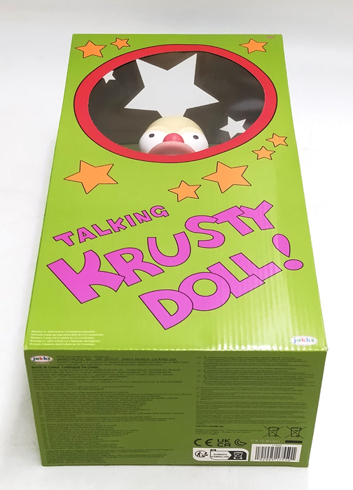 The Simpsons Good and Evil 16" Talking Krusty Pull String Doll *SEE DETAILS*