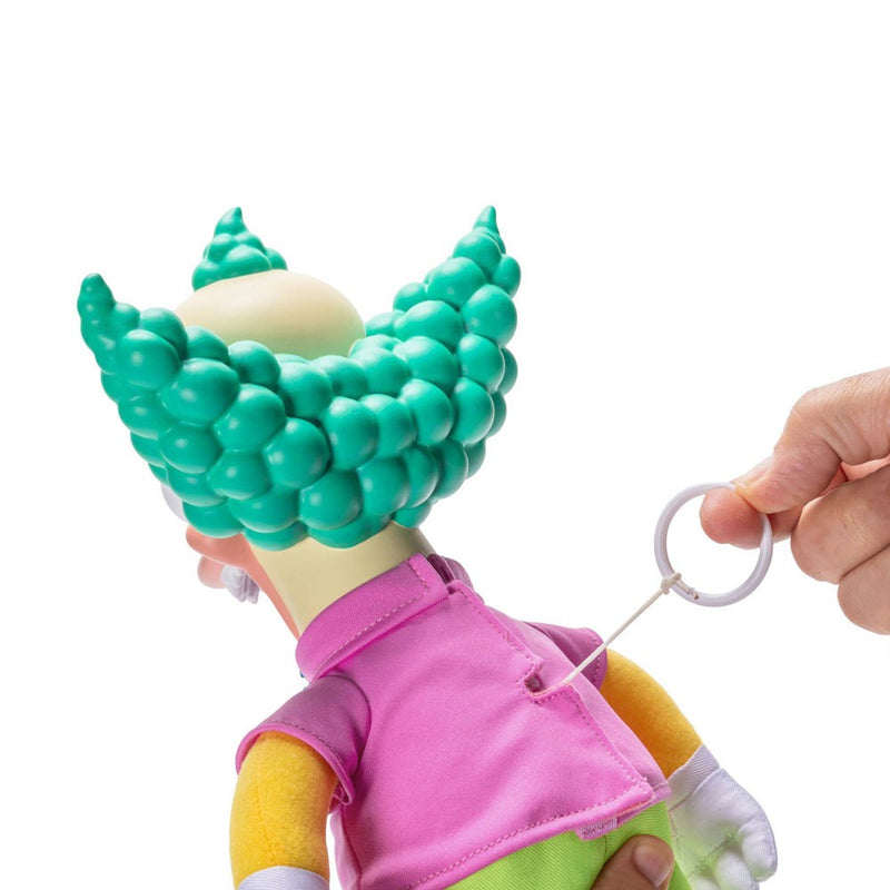 The Simpsons Good and Evil 16" Talking Krusty Pull String Doll Plush